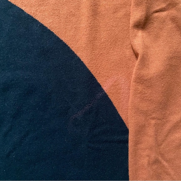 Sugarhill Brighton ~ Black and Brown Color block Sweaterdress ~ Warm ~ Size 14 - Picture 4 of 5